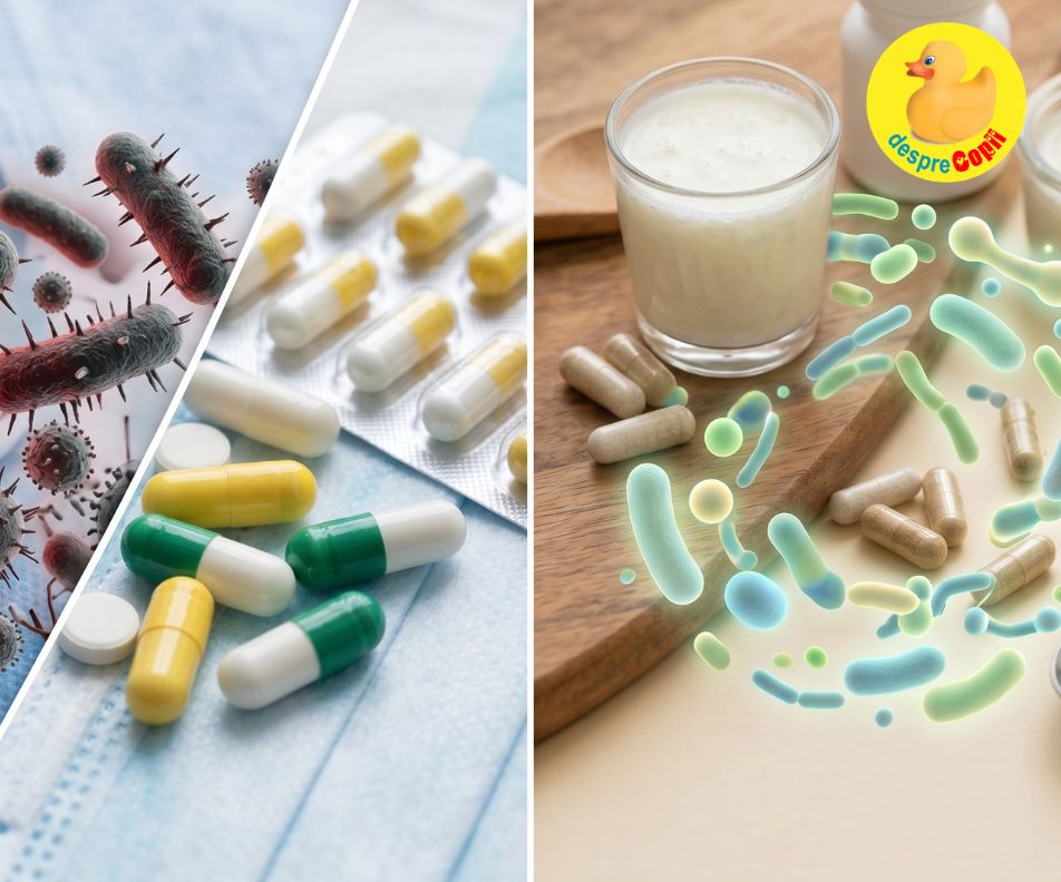 Chiar avem nevoie de probiotice atunci cand luam antibiotice? Si care tip este cel mai potrivit de luat? Studii noi si informatii de folos - in afara de marketing